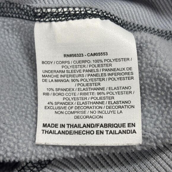 Nike Therma-Fit Jacket Women's Small Gray Full Zip Fleece Hoodie Hooded - Picture 8 of 9